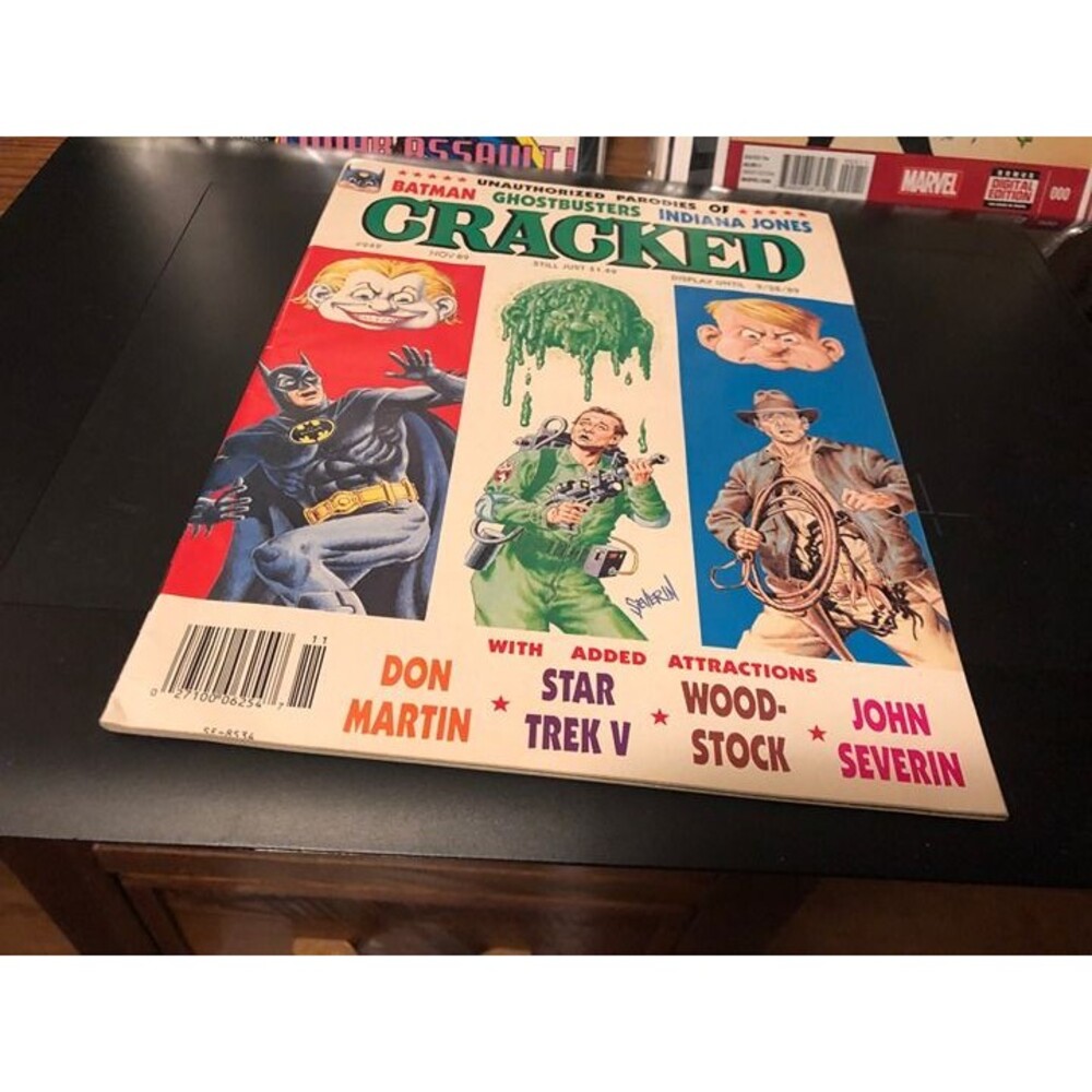 Cracked #249 GD/VG 1989+ Vintage Cracked Celebrity Party Pack Magazine Issue #2